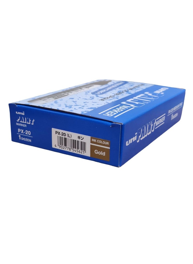 Uniball uni-ball Paint Marker PX20 - Gold - Image 2