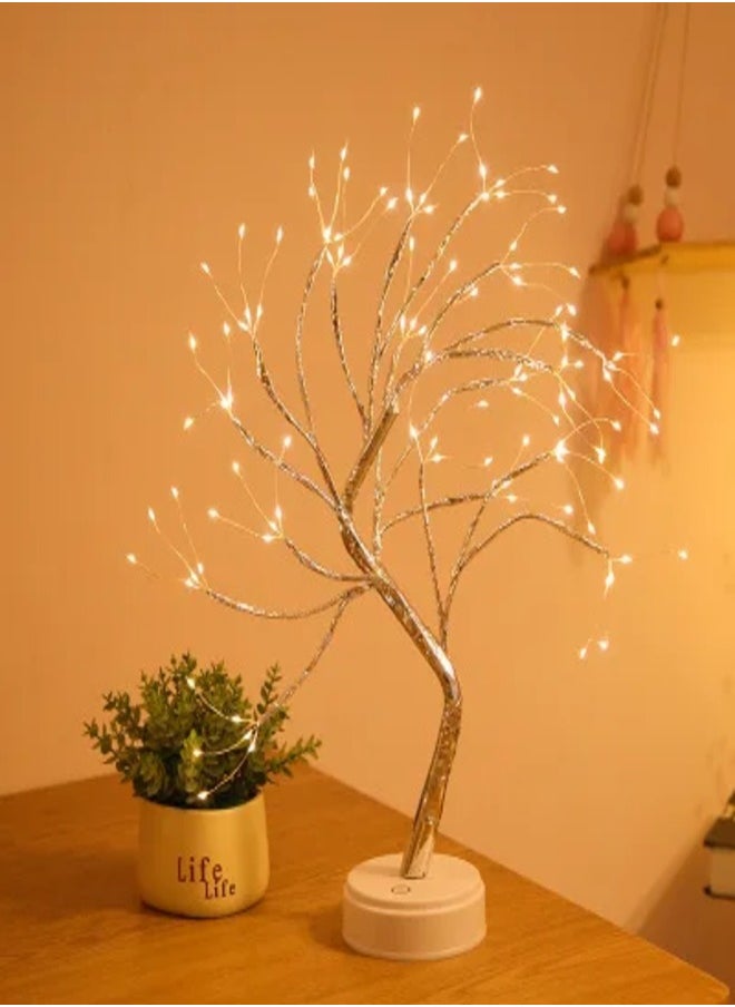 AROAQ LED Night Light Mini Tree Copper Wire Garland Lamp for Kids Home Bedroom Decor Fairy Light Holiday Lighting  - Image 1