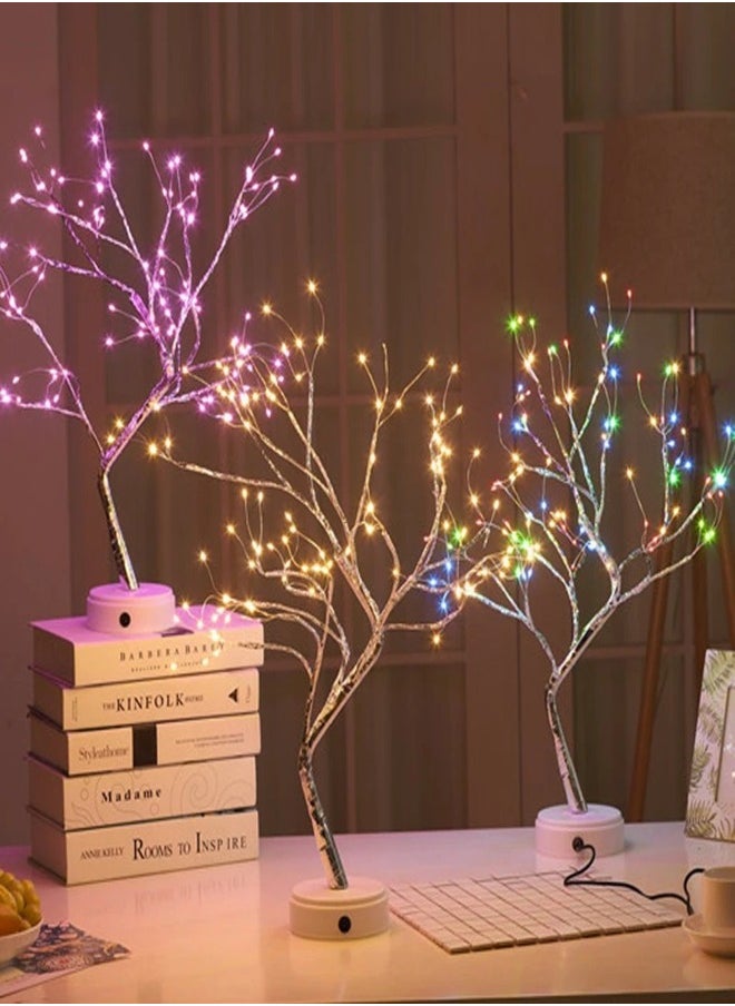 AROAQ LED Night Light Mini Tree Copper Wire Garland Lamp for Kids Home Bedroom Decor Fairy Light Holiday Lighting  - Image 3