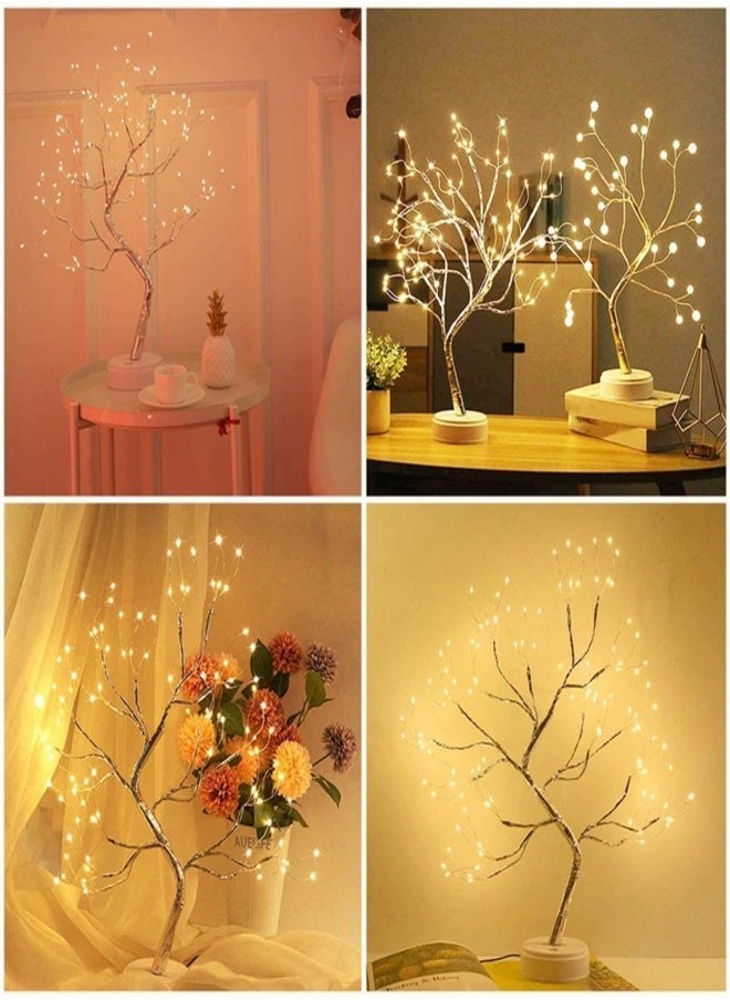 AROAQ LED Night Light Mini Tree Copper Wire Garland Lamp for Kids Home Bedroom Decor Fairy Light Holiday Lighting  - Image 5
