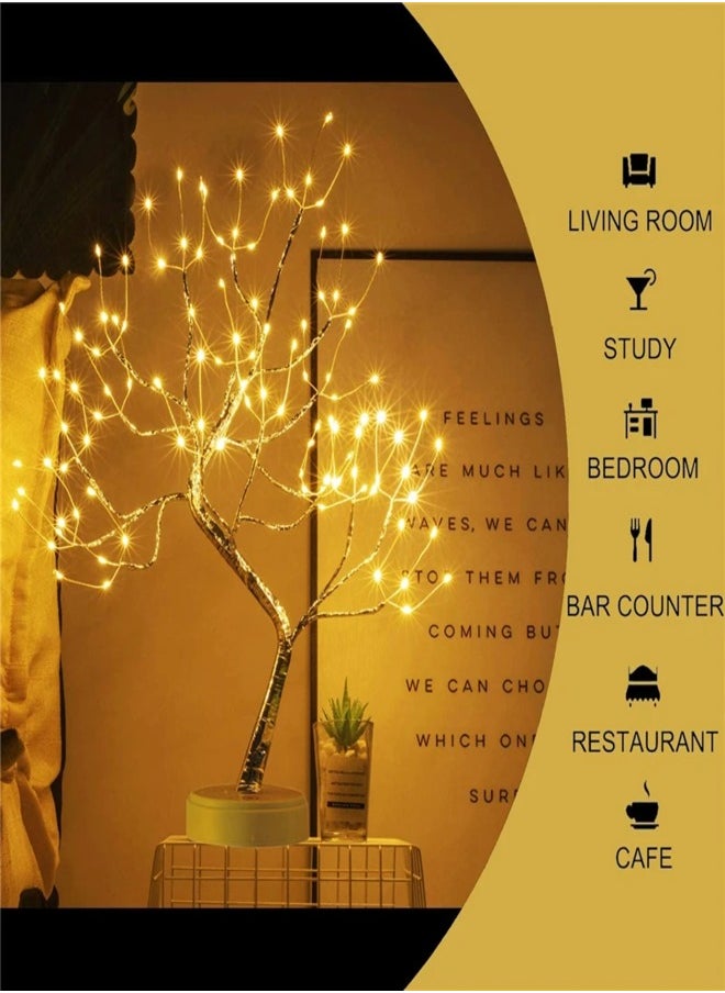 AROAQ LED Night Light Mini Tree Copper Wire Garland Lamp for Kids Home Bedroom Decor Fairy Light Holiday Lighting  - Image 4