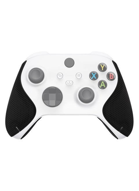 PlayVital Black Anti-Skid Sweat-Absorbent Controller Grip for Xbox Series X/S Controller, Professional Textured Soft Rubber Pads Handle Grips for Xbox Series X/S Controller - X3PJ001