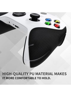 PlayVital Black Anti-Skid Sweat-Absorbent Controller Grip for Xbox Series X/S Controller, Professional Textured Soft Rubber Pads Handle Grips for Xbox Series X/S Controller - X3PJ001  - Image 3