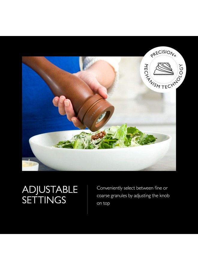 COLE & MASON 12.5Inch Forest Capstan Pepper Mill Adjustable Pepper Grinder Refillable Spice Tools Hand Wash Kitchen Tools Beech Wood - Image 4