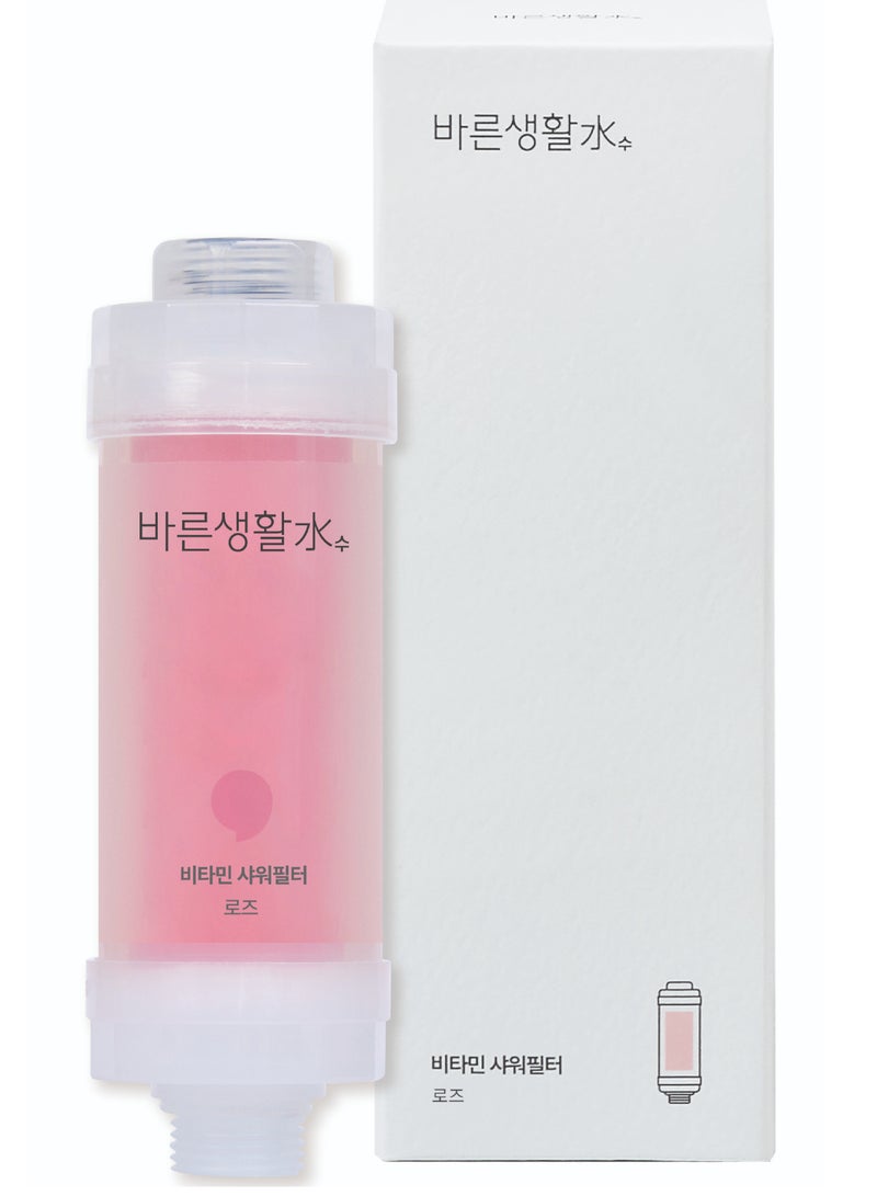 Bareunsoo Korean shower filter (Rose) - Image 1