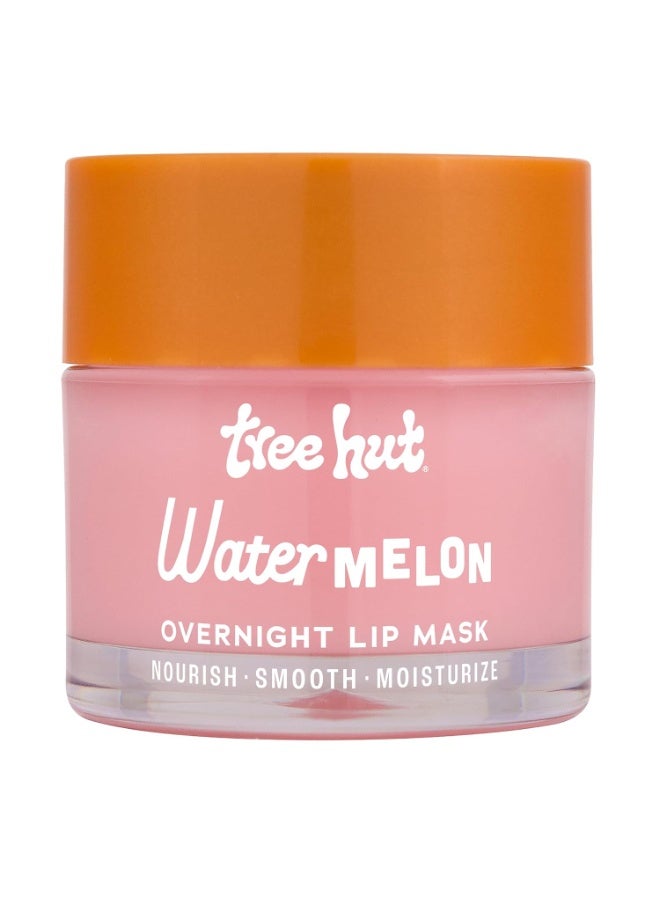 Tree Hut Watermelon Overnight Lip Mask, Hydrating Lip Treatment, Leave On Overnight for Soft, Smooth Lips, Holiday Gift & Stocking Stuffer, 0.6 oz - Image 1