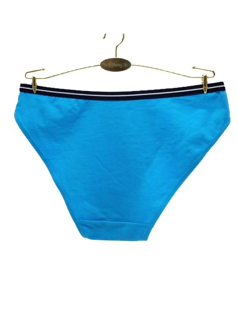 Zeemey Zeemey 6-Piece Cotton Breathable Panties Low Waist Fashionable Ladies Panties - Image 2