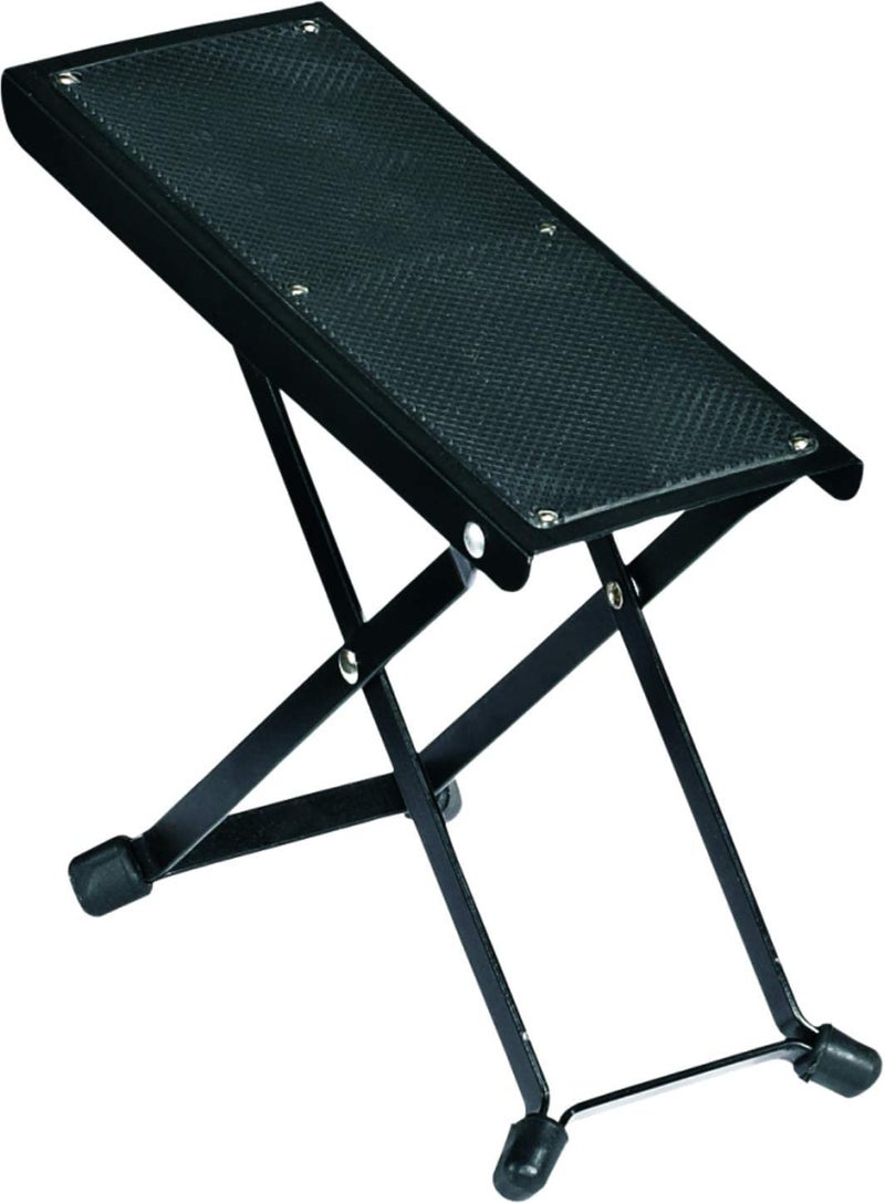 BLUEBERRY R-22, Guitar Foot Rest Stool Height Adjustable Footstool, More Stability with Rubber End Caps and Non-slip Rubber Pad, For Acoustic & Classical Guitar - (Black) - Image 2