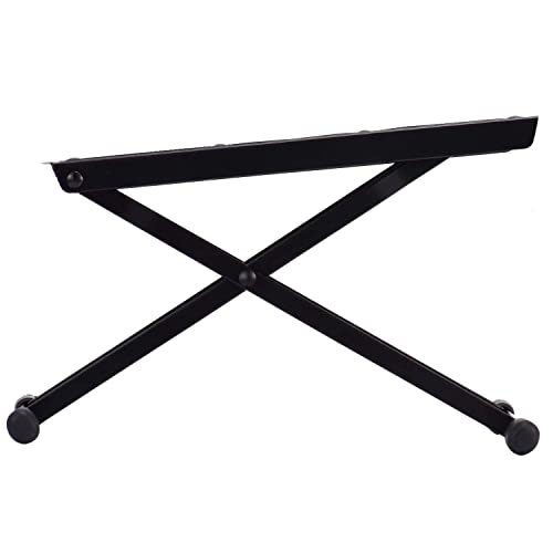 BLUEBERRY R-22, Guitar Foot Rest Stool Height Adjustable Footstool, More Stability with Rubber End Caps and Non-slip Rubber Pad, For Acoustic & Classical Guitar - (Black) - Image 4