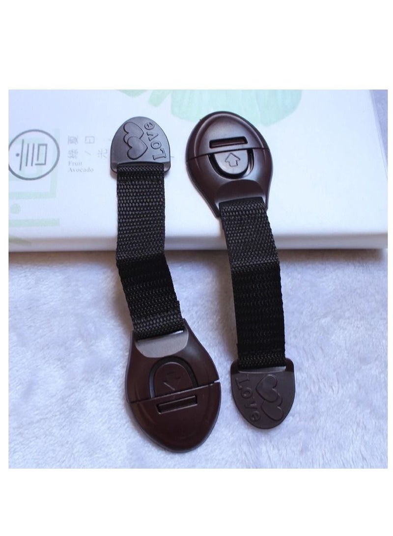 ارواق 5 قطعة / الوحدة درج شريط أمان قفل للطفل الأطفال خزانة الثلاجة باب غطاء المرحاض قفل الاطفال حامي سلامة الملحقات - Image 5