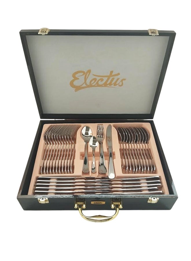 Electus 72-Piece Stainless Steel Cutlery Set Silver, Service for 12 - Image 5