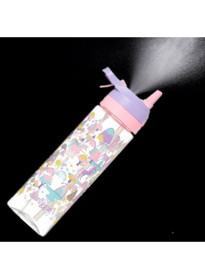 Smiggle Smiggle Australia Unicorn Spray Water Bottle - Portable Hydration Sports Flask for Kids and Students