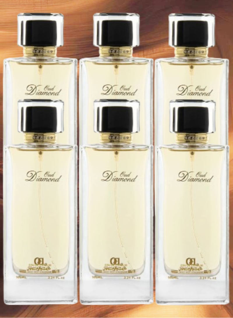 Banafa 6 Pieces Crater Perfume 40ml EDP - Image 1