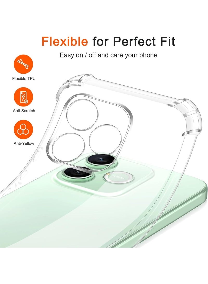 Crystal Clear Silicone TPU Case for Honor 600 Lite 5G with Shockproof Corners, Flexible & Scratch-Resistant - Image 5