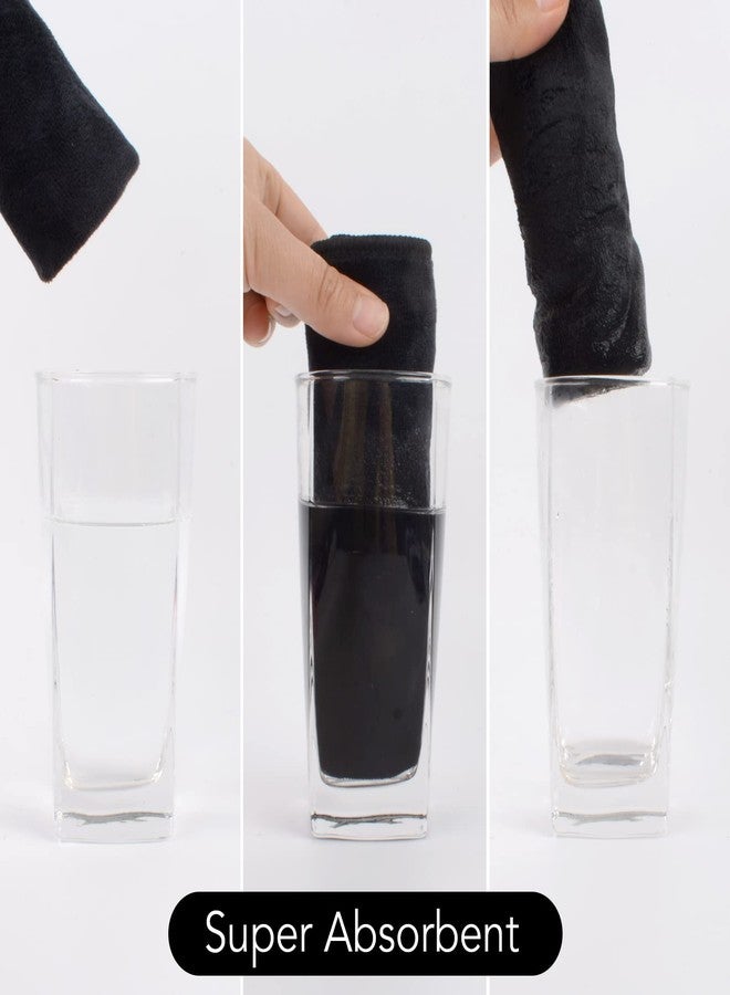 SINLAND Microfiber Facial Cloths Fast Drying Washcloth 12inch x 12inch Absorbent Face Wash Cloth Soft Makeup Remover Cloths - Image 5