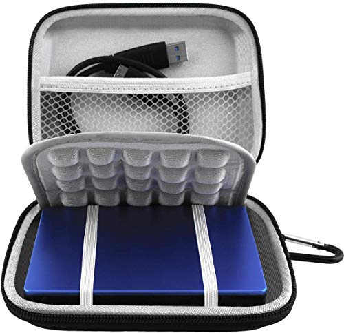 Lacdo Hard Drive Carrying Case for Seagate PortableSeagate One TouchGame Drive for PS5 Ultra Touch Portable External Hard Drive HDD 1TB 2TB 4TB 5TB USB 30 Shockproof Travel Bag Black - Image 1
