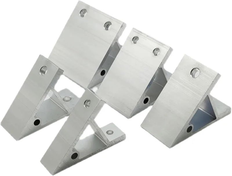 Corner Bracket 20pcs 45-Degree 135-degree Inscribed Corner Aluminum Accessories Mitre Fittings 3030/4040/4545/6060/4080/8080 for Structural Support(3030-45) - Image 1