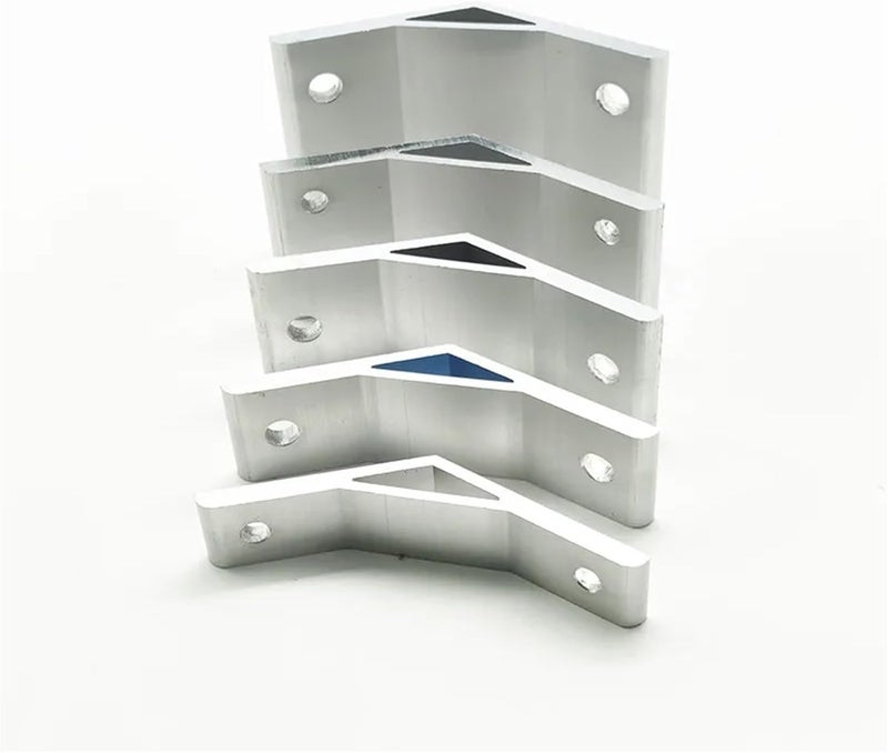 Corner Bracket 20pcs 45-Degree 135-degree Inscribed Corner Aluminum Accessories Mitre Fittings 3030/4040/4545/6060/4080/8080 for Structural Support(3030-45) - Image 4