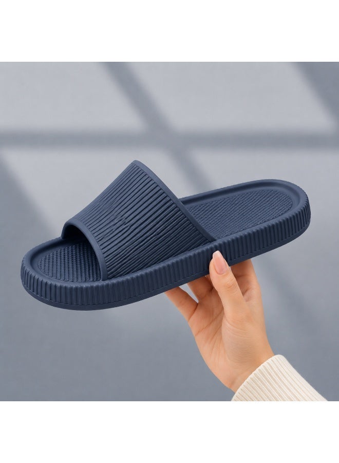 Cloud Slides Sandals, Waterproof PVC Slippers, Non-Slip Durable, Lightweight Cushioned Shower Pool Bathroom House Slides - Image 3
