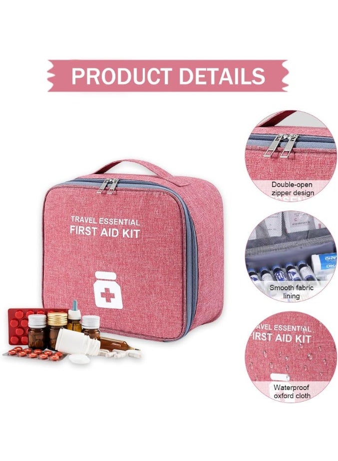 شنطة إسعافات أولية فارغة للسفر ✈️ مضادة للماء ومحمولة - للأدوية الأساسية - Image 4