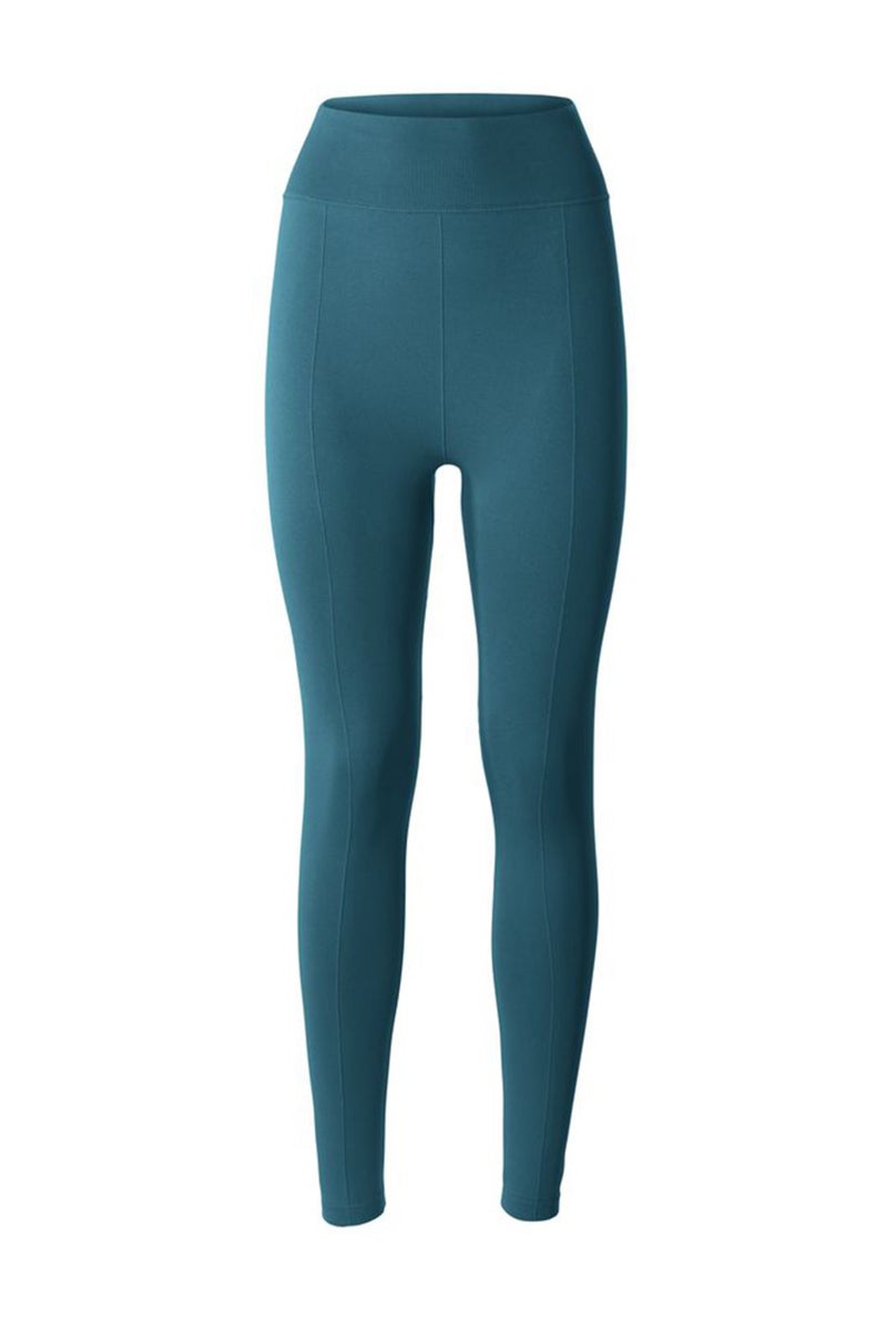 Tchibo Women Full Length Plain Tights, Teal - Image 2