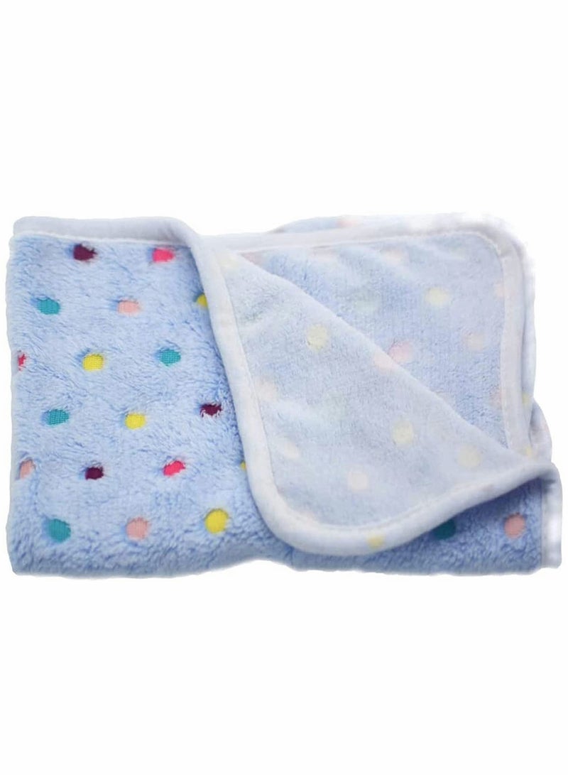 إكسفور Dog Blankets, Super Soft Dog Blankets Cute Dot Pattern, Pet Blanket Flannel, Fluffy Cozy Blankets for Puppy Dogs or Cats, Small (23 x 16) - Image 4
