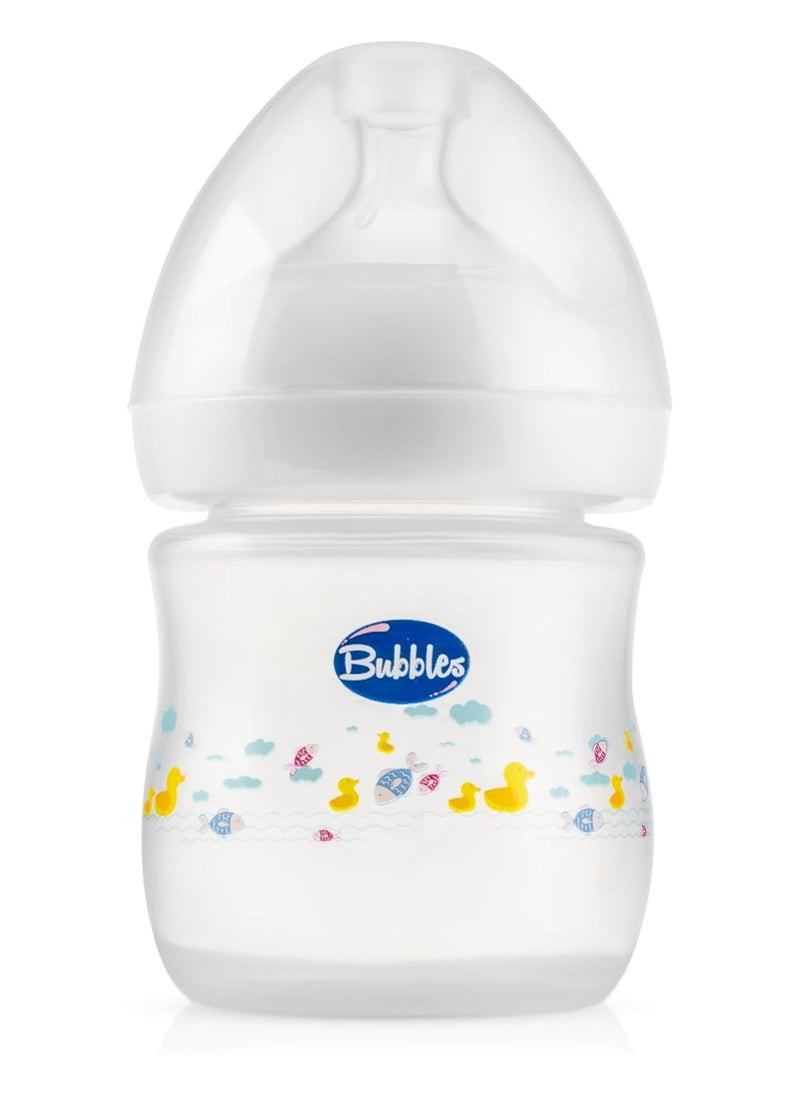 Bubbles - Bubbles Manual Breast Pump Built-in Natural Bottle 150ml - White - Image 1