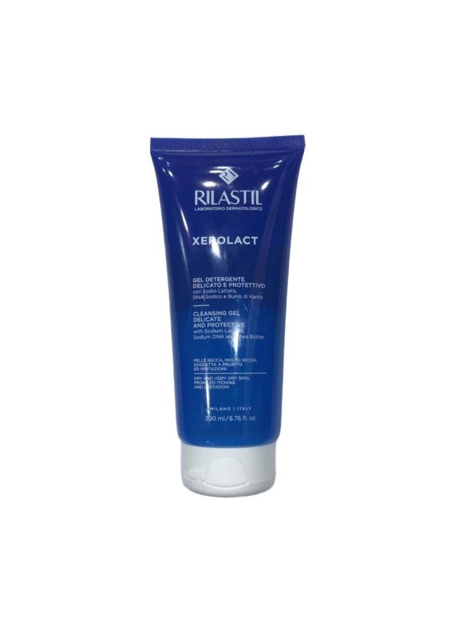 Rilastic Zerolact Moisturizing Cleansing Gel for Dry Skin 200ml