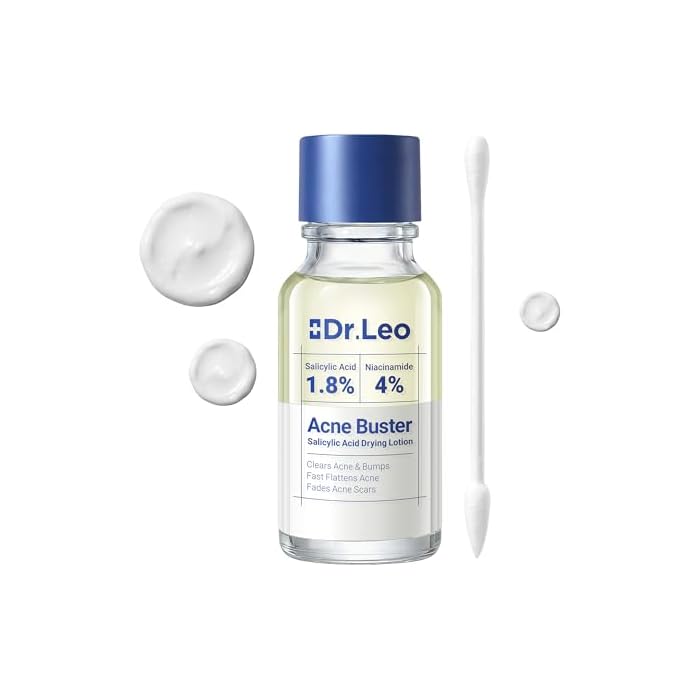 1.8% Salicylic Acid Acne Treatment, Drying Lotion Acne Spot Treatment for Acne-Prone Sensitive Skin | Niacinamide, Fast Pimple Relief, Fades Acne Marks, Overnight & Period Breakouts, 0.34 fl oz