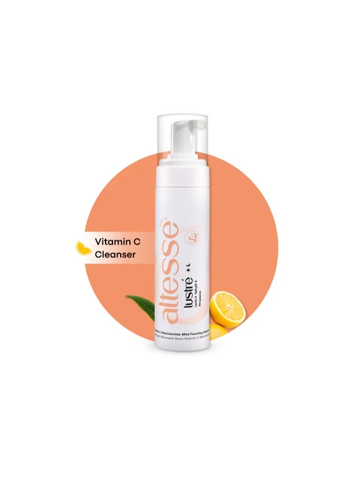 التيس سوا لوستريه غسول رغوي غني بالفيتامين سي و النياسيناميد - Image 2