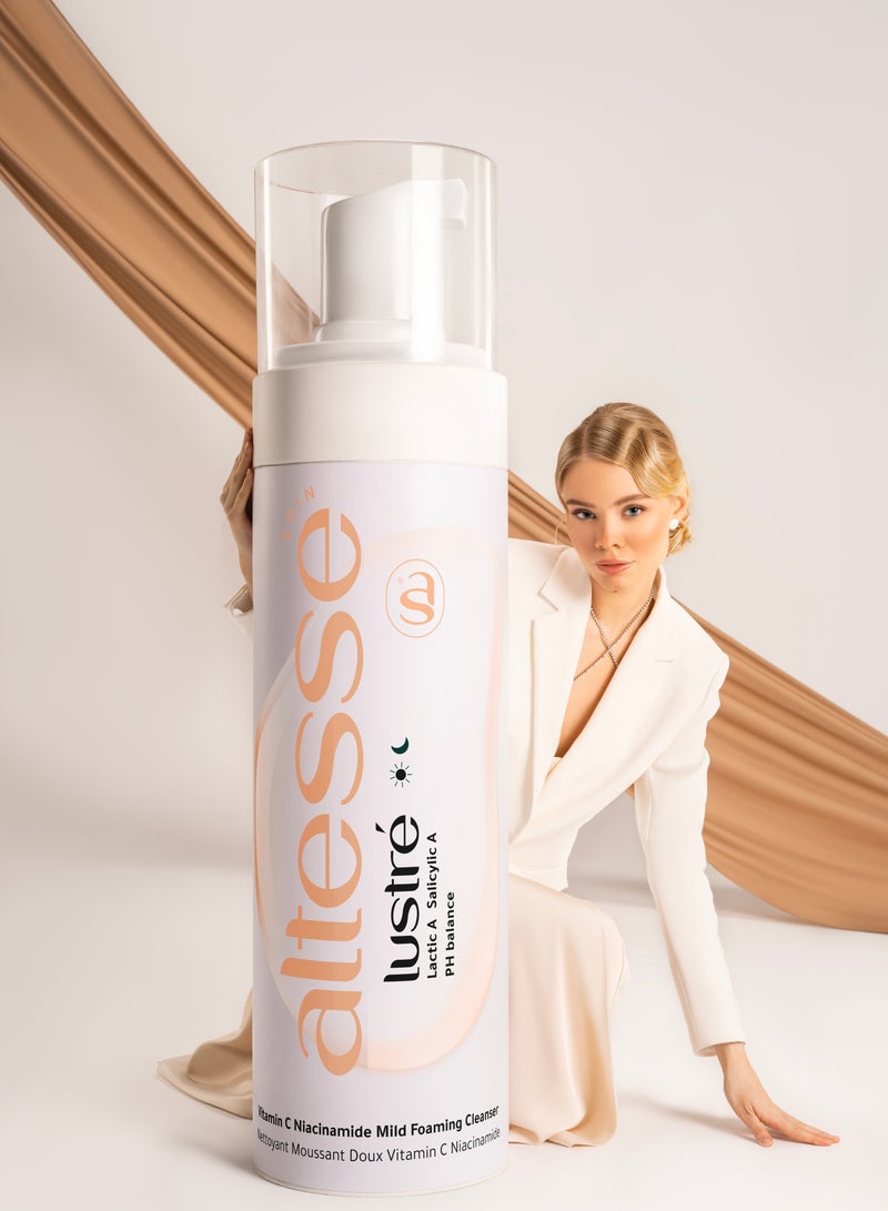 التيس سوا لوستريه غسول رغوي غني بالفيتامين سي و النياسيناميد - Image 4