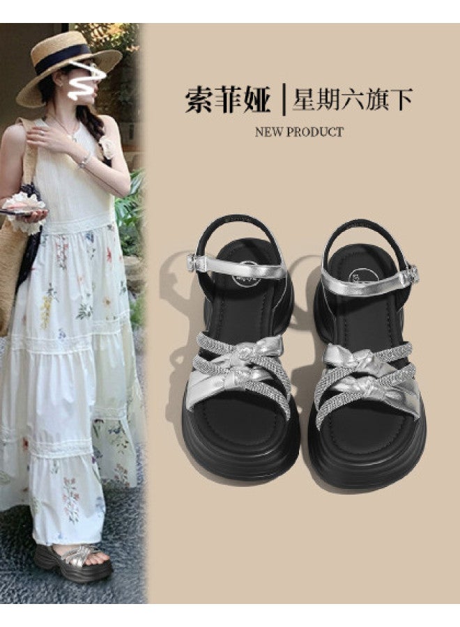 SAFIYA Second Increase 6.3 Saturday Brand 2025 New Platform Sport Sandals, Versatile Outdoor Summer Sandals For Women - Image 1