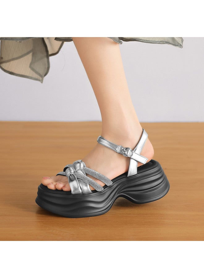 SAFIYA Second Increase 6.3 Saturday Brand 2025 New Platform Sport Sandals, Versatile Outdoor Summer Sandals For Women - Image 4