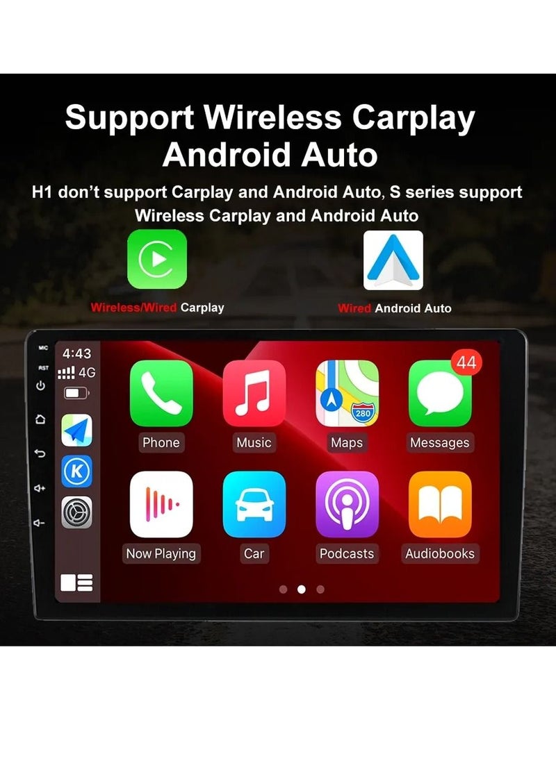 Android Screen For Jeep Wrangler Unlimited 3 JK 2008 2009 2010 4GB RAM Support Apple Carplay Android Auto Wireless QLED Touch Screen DSP Bluetooth AHD Camera Included