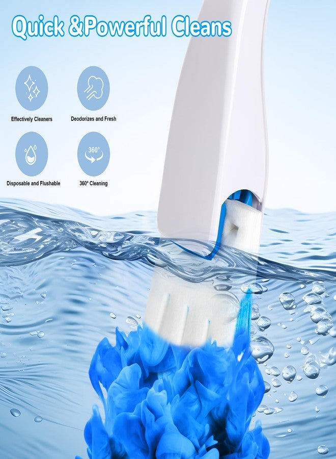 Effacera 36 Refills Disposable Toilet Bowl Paper Bulk Toilet Fresh Flushable Refills for Bathroom Toilet Brush Accessories Supplies Starter Kit - Image 2