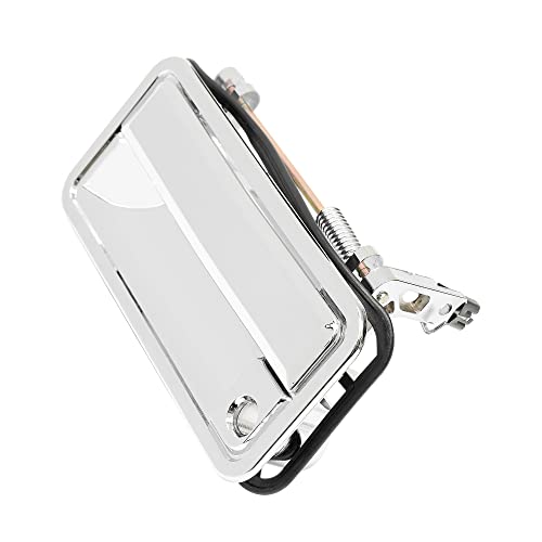 Gledewen مقبض باب خارجي من الكروم، متوافق مع شيفروليه K1500 K2500 K3500 C1500 C2500 C3500 من 1988-2001، GMC C/K 1500 2500 3500 بيك أب، سوبربان، تاهو، يوكون، كاديلاك، أمامي خارجي يمين ويسار بالكامل من البلاستيك - Image 5