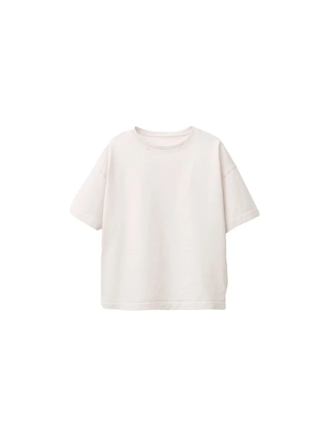 zuzunga Basic 2-Piece Unisex Bike Neck T-Shirt (Navy - White).