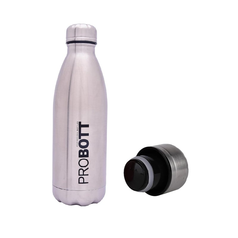 PROBOTT PROBOTT Thermosteel Vacuum Flask Hot Cold Water Bottle 350 ml Flask Silver PB 35001  - Image 2