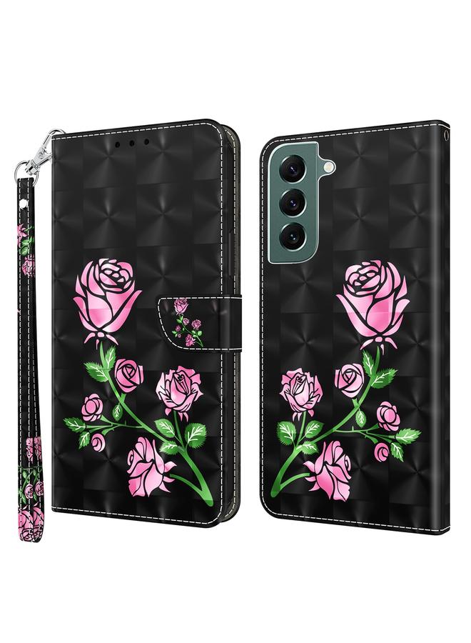 erorex Case For Samsung Galaxy S22+ 5G 3D Painted Leather Phone Case - Image 1