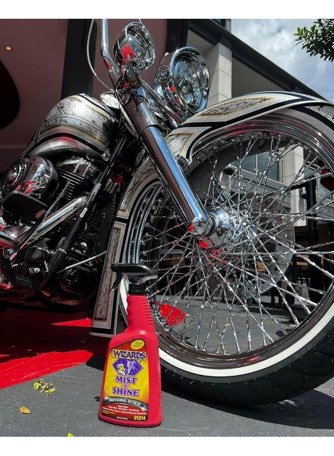 WIZARDS - Motorcycle Quick Kit Cleaner, Detailer, and Bug Remover With Fiber Cloth and Bag - Image 3