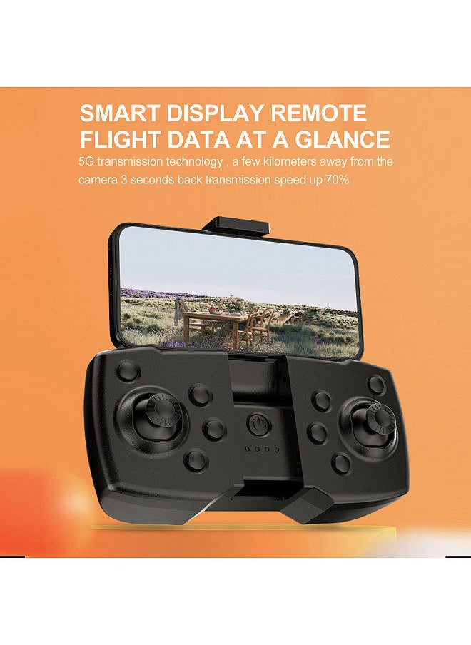 Generic - GPS Remote Control Drone with Camera 4K Dual Camera 5GWIFI Obstacle Avoidance Double GPS Optical Hover Remote Control Qudcopter Follow Me for Kids Adults 2 Battery - Image 1