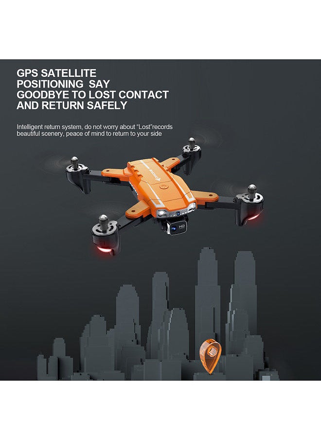 Generic - GPS Remote Control Drone with Camera 4K Dual Camera 5GWIFI Obstacle Avoidance Double GPS Optical Hover Remote Control Qudcopter Follow Me for Kids Adults 2 Battery - Image 1