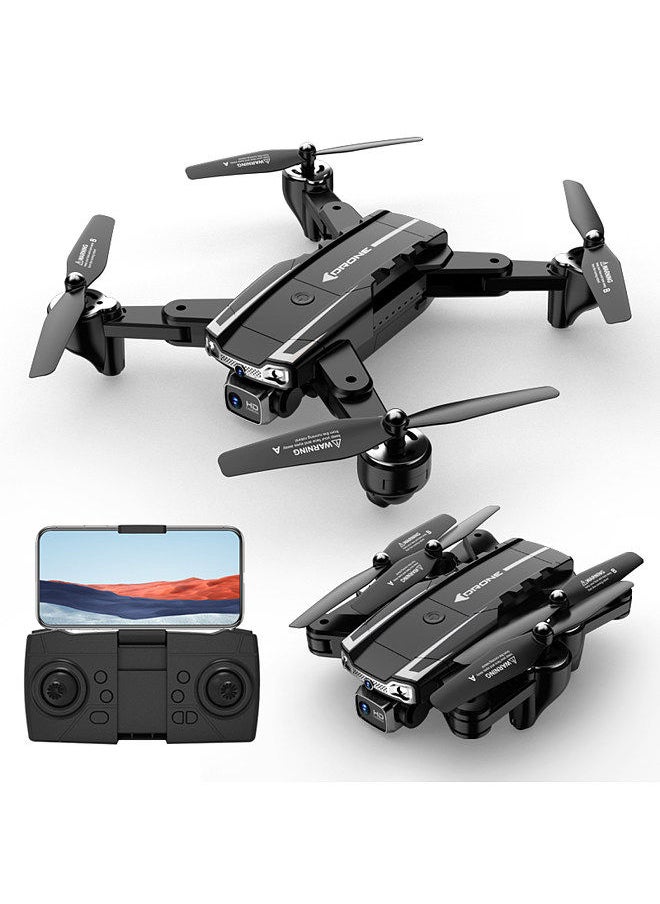 Generic - GPS Remote Control Drone with Camera 4K Dual Camera 5GWIFI Obstacle Avoidance Double GPS Optical Hover Remote Control Qudcopter Follow Me for Kids Adults 2 Battery - Image 1