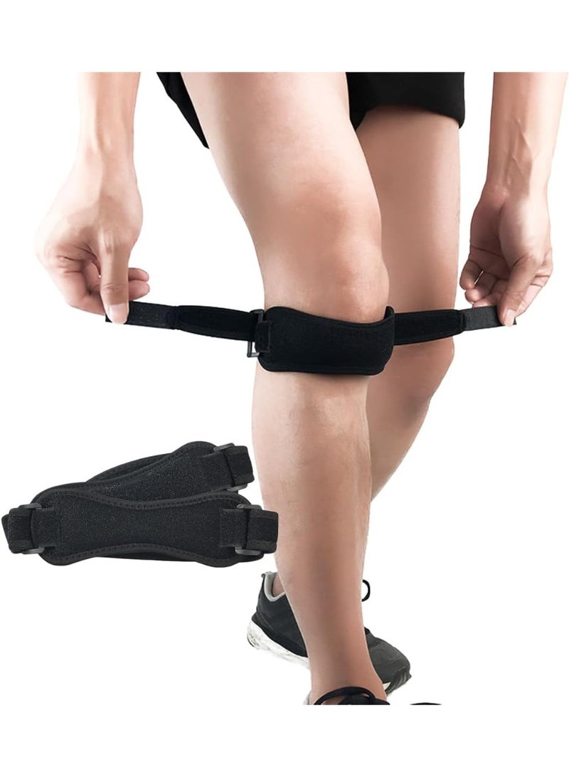 زوج دعامة ركبة XPEX ارتوپيدية - دعم وتر الرضفة لتخفيف الألم أثناء الرياضة، الجري، المشي، كرة القدم وكرة السلة - Image 1