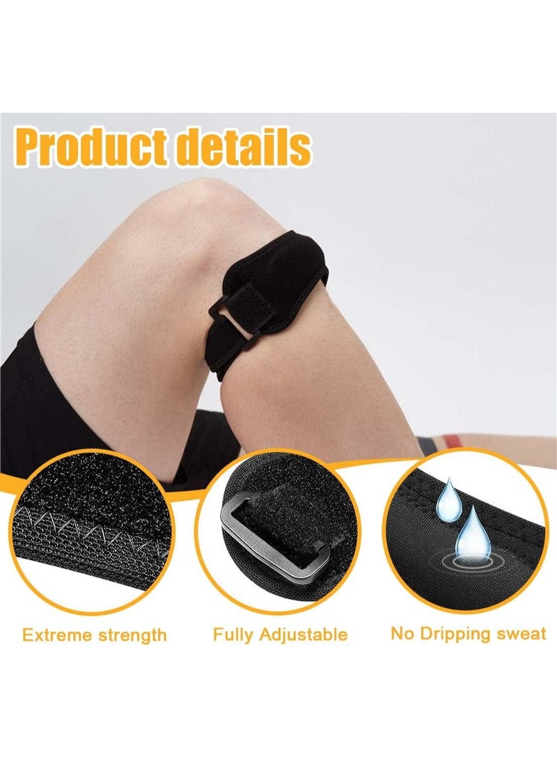 زوج دعامة ركبة XPEX ارتوپيدية - دعم وتر الرضفة لتخفيف الألم أثناء الرياضة، الجري، المشي، كرة القدم وكرة السلة - Image 4