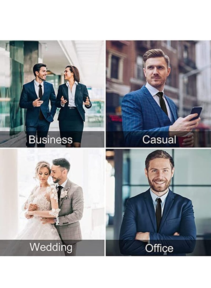 Tanyaz Multicolor Checkered Patterned Necktie Suit Gift Box Set - Image 5