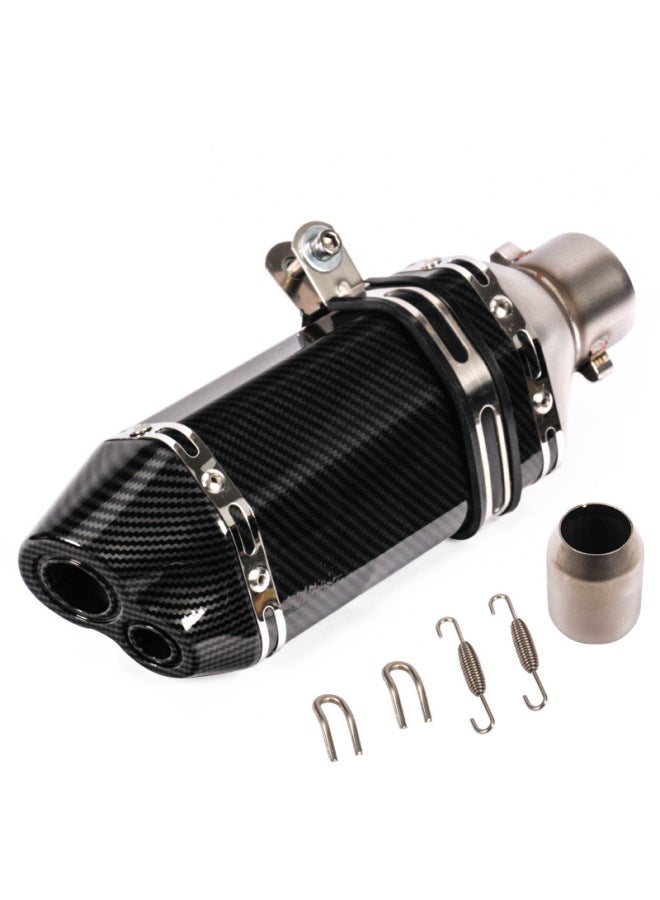 Kpr150 Horizon 350r3r25 Gsx Ninja250z400 Huanglong 300 أنبوب عادم سداسي صغير معدل