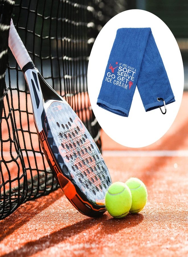 LEVLO Embroidered Volleyball Towels If You Wanted A Soft Serve You Should Have Gone for Ice Cream Towels Volleyball Sport Lovers Gifts (If You Wanted A Soft Serve) - Image 4