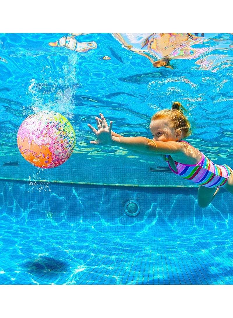SOLARAE Swimming Pool Balls Underwater, Pool Diving Toys Ball with Water Filling Adapter, Cool Exercise Toys That Can Bounce Under Water, Swimming Gifts for Kids, Adults, Family - Image 4