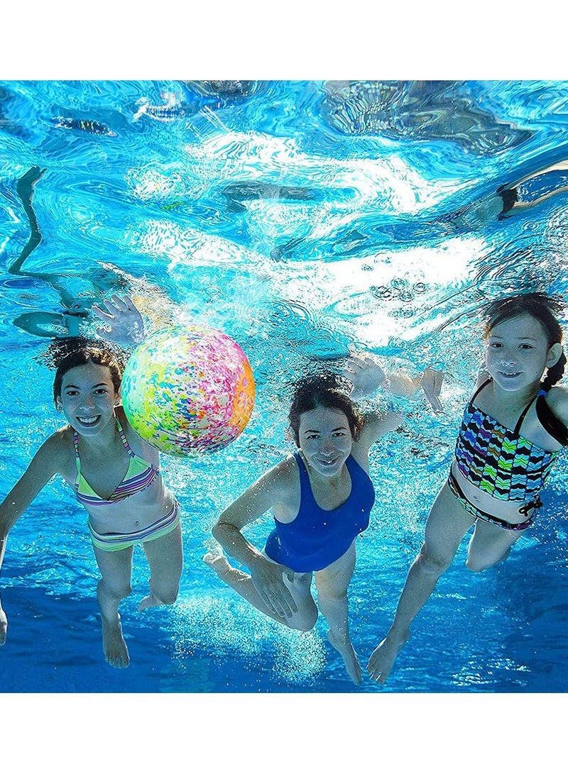 SOLARAE Swimming Pool Balls Underwater, Pool Diving Toys Ball with Water Filling Adapter, Cool Exercise Toys That Can Bounce Under Water, Swimming Gifts for Kids, Adults, Family - Image 2